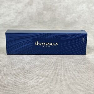Waterman Paris Allure Fountain Pen Metallic Red Lacquer Chrome Trim Fine Nib Box